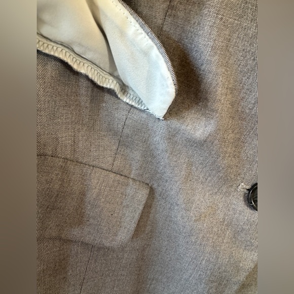 Banana Republic Grey Blazer size 6 - Picture 4 of 8